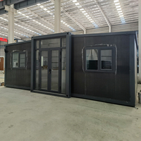 Petite maison de 20 à 40 pieds Maison préfabriquée en conteneur Maison modulaire pliante pour bureau mobile