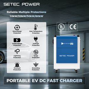 Cargador Portátil Rápido de CC para Vehículos Eléctricos <span class=keywords><strong>SETEC</strong></span> POWER PowerPack 10kW/20kW/30kW/60kW Nivel 3, Banco de Energía para Auto - Product Image 2