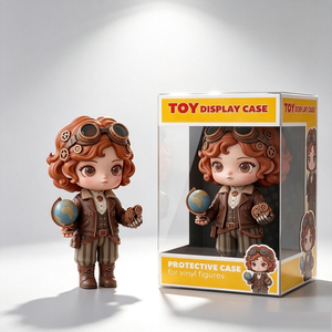 Wholesale Clear PET Protective Case Collectible Figure <b>Display</b> <b>Box</b> for Vinyl Toy Collection - Product Image 1