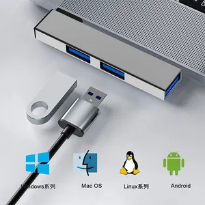 3 In 1 Usb Adapter Docking Station Multi-function Computer U Disk Hub 90 Degree Type-c Splitter Elbow USB Expand Usb Hub