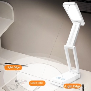 Lampe de lecture portable sans fil <span class=keywords><strong>rechargeable</strong></span> à piles Lampe de bureau LED pliable pour bureau à domicile - Product Image 1
