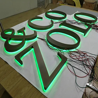 Señalización personalizada con nombre de tienda, letreros comerciales retroiluminados personalizados para exteriores, fabricante de letreros Led con precio al por mayor