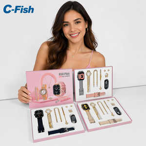 Smartwatch C-Fish A58 <span class=keywords><strong>Plus</strong></span> - Set con 7 Cinturini, Impermeabile IP67, Display IPS, Batteria 4 Giorni, Monitoraggio Fitness e Sonno, Regalo Unisex - Product Image 1