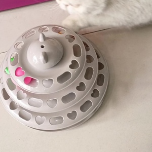 Cat Five Layer Spinning <b>Ball</b> Toy Pet Supplies Puzzle Toy Five Layer Self Fun Indoor cat Tower with <b>Ball</b> Spinning Wheel - Product Image 6