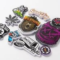 Pegatinas de Vinilo con Corte Personalizado, Etiquetas Adhesivas Impermeables de PVC con Diseño de Logotipo de Empresa, Pegatinas de Dibujos Animados