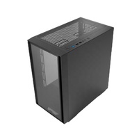 Casing Komputer JNP CPU Tower dengan Kaca Temper, Sistem Pendingin Air, Power Supply, untuk PC Gaming