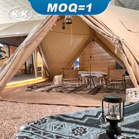 Kawagebo Kamp (KK) 13.1' X 13.1' Gonflable 16 ㎡   Tente de camping gonflable Oxford Hub Air imperméable pour l'extérieur