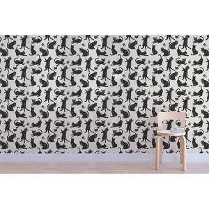Dibuat Di Jepang 14 Jenis Perekat Diri Kertas Dinding Tahan Air Modern