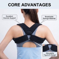 Orthèse dorsale ergonomique réglable sur mesure ODM/OEM pour le soutien lombaire et le soulagement des douleurs dorsales