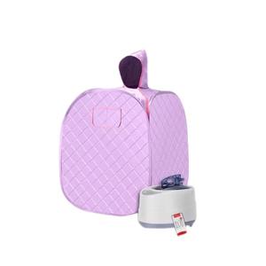 تصميم حديث قابل للطي محمول غرفة ساونا بخار مبللة خيمة ساونا مع لوحة تحكم صندوق بخار منزلي - Product Image 5