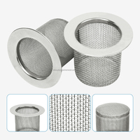 Kustomisasi Tabung Saringan Jaring Baja Tahan Karat 304 316, Pipa Saringan Jaring, Filter Cartridge