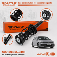 Amortisseur avant gauche et droit avec suspension pneumatique 5QD413023 5QJ413031 pour Volkswagen Golf 7 Lingdu