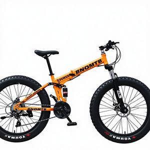 Vélo de montagne certifié avec cadre en acier au carbone pliable, frein à disque, fourche à suspension, pneu pour neige, roue à rayons, cyclisme tout-terrain - Product Image 6