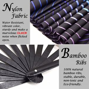 Hot Sale Custom Logo Foldable 33cm Fabric Bamboo <b>Hand</b> <b>Fan</b> Folk Art Style Carved Painted Decoration Love Souvenir Folding <b>Fan</b> - Product Image 3