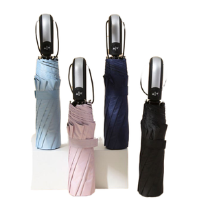 QX Large <b>Automatic</b> Stick Folding Sun/Rain Golf <b>Umbrella</b> Wind Resistant UV Proof Classic Design Business Gift for Travel - Product Image 1