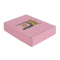 Boîtes d'expédition personnalisées recyclables en promotion avec pelliculage mat et logo personnalisé, boîte de livraison en carton ondulé pour perruques