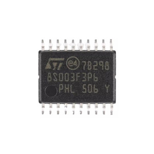 Chip microcontrolador IC STM8S003F3P6TR TSSOP-20 original y genuino, 16MHz, 8KB, 8 bits, grado de consumo - Product Image 1