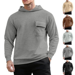 Sweat-shirt à capuche pour homme Temu, en polaire épaisse, avec poche, décontracté, respirant, grande taille, pull-over tendance pour les loisirs - Product Image 1