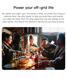 Xách tay 2kw MPPT năng lượng mặt trời hệ thống điện 2048wh LiFePO4 Pin tinh khiết Sine Wave Inverter off-lưới xe điện nhà sao lưu năng lượng mặt trời hệ thống - Product Image 4