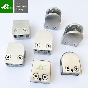 Accessoires modernes en acier inoxydable pour rampes d'escalier, pinces à verre moulées sur mesure <span class=keywords><strong>de</strong></span> précision, pièces <span class=keywords><strong>de</strong></span> <span class=keywords><strong>fixation</strong></span> pour balustrades <span class=keywords><strong>de</strong></span> balcon, résistantes à l'eau - Product Image 1