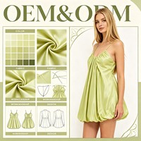 Vente en gros de robes décontractées pour femmes en satin de soie cuivrée, robes de soirée, hauts de marque, fournisseur de vêtements en vrac, faible MOQ, vendeur de vêtements pour femmes