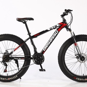 Vélo de montagne 26 pouces avec pneus 4.0, fourche à suspension, unisexe, pour tout-terrain, plage et neige - Product Image 4