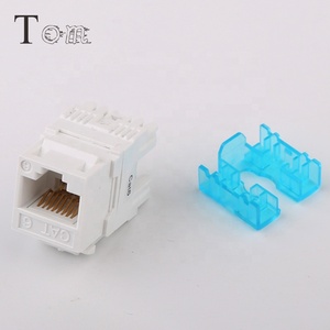 TOM-KJ-23-C6 Cat6 Module de <span class=keywords><strong>L</strong></span>'information LSA IDC Prise Trapézoïdale - Product Image 1