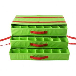 Stoccaggio pieghevole degli organizzatori di immagazzinaggio dell'ornamento di natale di vendita calda utilizzato per riporre le <span class=keywords><strong>cose</strong></span> - Product Image 3