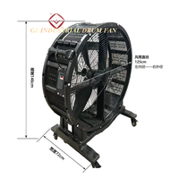 Moteur BLDC 1200 mm 48 pouces, ventilateur à tambour industriel à entraînement direct, robuste, pour entrepôts, ateliers, garages