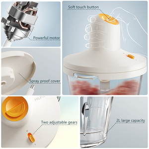 Picadora Eléctrica Profesional para el Hogar, Picadora de Carne Multiusos con Velocidad Variable, Molienda Continua en 3 Minutos - Product Image 5