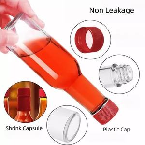 Botella de vidrio transparente de 60ml y 2oz para salsa picante <span class=keywords><strong>Tabasco</strong></span> con sellado de tapón de rosca de calcomanía 90ml 150ml 250ml botella de vidrio para ensalada - Product Image 2