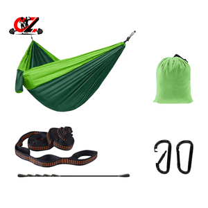 CZFIT Amaca <span class=keywords><strong>da</strong></span> Campeggio Pieghevole <span class=keywords><strong>in</strong></span> Tela Nylon per 1-2 Persone, Doppio Uso, a Strisce Colorate, per Esterni, Fornitore all'Ingrosso - Product Image 1