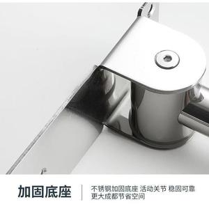 Barres d'appui de sécurité en acier inoxydable 304 pour salle de bain avec mécanisme de verrouillage pour personnes âgées et handicapées - Product Image 3