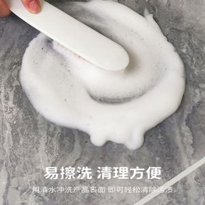 Alfombra de Baño Rectangular Gris Mármol, Antideslizante, Absorbente, Lavable a Máquina - Product Image 4