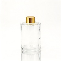 Bouteille diffuseur d'arômes de forme classique 50ml 120ml 250ml, transparente, pour parfum d'intérieur, vide, avec bouchon à vis