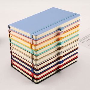 Cuaderno A5 con logotipo personalizado al por mayor, portalápices con correa elástica, cuaderno de PU con logotipo impreso, diario, Bloc de notas, cuaderno de cuero PU - Product Image 2