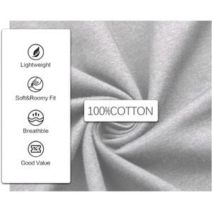 FOXA <b>Men's</b> 100% Cotton Sweatpants Long Inseam <b>Tall</b> Breathable Yoga <b>Joggers</b> With Side Pockets - Product Image 4