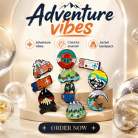 Pins de Solapa Personalizados con Diseño de Logotipo y Nombre, Insignias Metálicas de Esmalte Suave y Duro para Sombreros y Ropa, Lindas, Venta al por Mayor, Fabricante