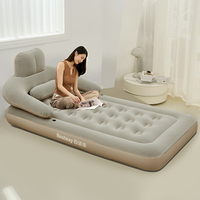 Bestway 671DG Lit gonflable entièrement automatique 188x99x25cm Matelas pneumatique automatique simple Pompe intégrée Ressort de poche Chambre à coucher