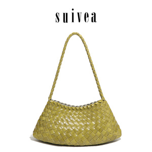 Nuova <span class=keywords><strong>Borsa</strong></span> a Mano per Donne con Texture Raffinata, Semplice <span class=keywords><strong>Borsa</strong></span> Intrecciata Artigianale, <span class=keywords><strong>Borsa</strong></span> a Tracolla Personalizzata e alla Moda, Piccola <span class=keywords><strong>Borsa</strong></span> Quadrata - Product Image 1