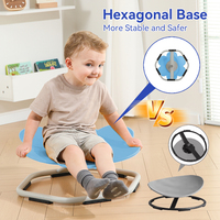 Enfants jouets enfants chaise pivotante Spin chaise sensorielle formation équilibre corporel enfants chaise tournante pour l'autisme Base en métal antidérapant