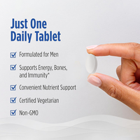 Vente en gros OEM Marque privée Multivitamines pour hommes - Complexe de vitamines et minéraux en comprimés, complément énergétique pour hommes