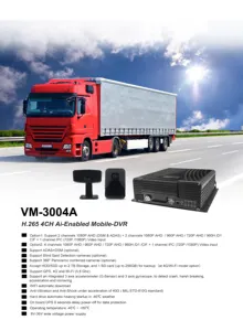 The Fleet Management System Has 4g People Counter 4ch Wireless Mobile Dvr And Mobile 4g Gps Dvr With 4pcs Cameras