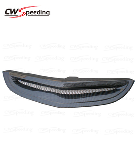 Grille de pare-chocs avant en fibre de carbone de style A pour kit carrosserie HONDA JAZZ FIT 2004-2006 - Product Image 2