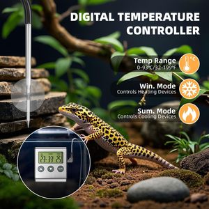 Thermomètre numérique pour viande à micro-ondes, pour la cuisine et le barbecue, avec horloge et minuteur, en plastique, pour fumoir et four - Product Image 2