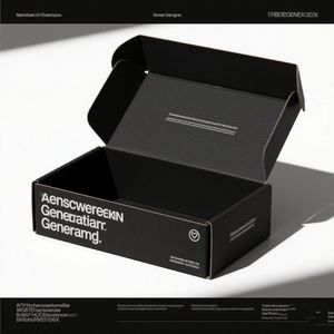 Boîtes en papier noir en gros, impression numérique, haute qualité, recyclables, personnalisées pour chaussures, vêtements et sous-vêtements, personnalisez votre logo - Product Image 5