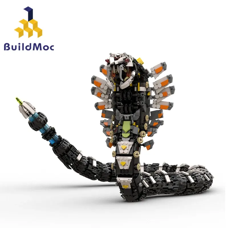 BuildMoc ufuk Slitherfang canavar yapı taşları batı sıfır şafak Vipersed yılan Beast tuğla oyuncaklar çocuk doğum günü hediyeleri için