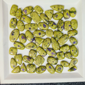 Natural High Quality Atlantisite <b>Quartz</b> Cabochon Gemstones Customizable Sizes for Handmade Jewelry Making-Unique Artisan - Product Image 1