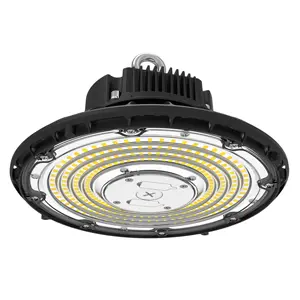 Luz led ufo para techos altos, iluminación industrial de 200w