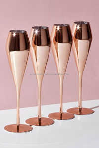 Modern Design Wine <b>Glass</b> Large Size Classic Design Copper Plated High Quality Wholesale Drink Ware <b>Glasses</b> Modern Style - Product Image 2